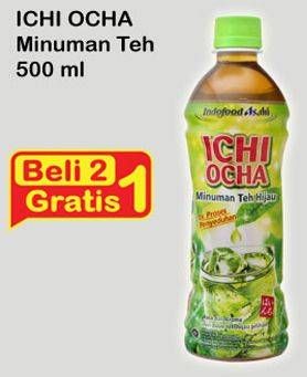 Promo Harga Ichi Ocha Minuman Teh per 2 botol 500 ml - Indomaret