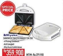Promo Harga Miyako TSK-258 Sandwich Toaster  - Hypermart