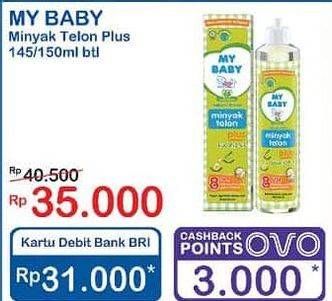 Promo Harga My Baby Minyak Telon Plus 150 ml - Indomaret