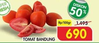 Promo Harga Tomat Bandung per 100 gr - Superindo