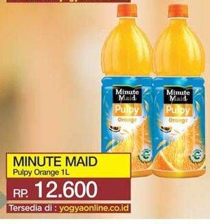 Promo Harga MINUTE MAID Juice Pulpy Pulpy Orange 1 ltr - Yogya