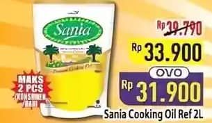 Promo Harga Sania Minyak Goreng 2000 ml - Hypermart