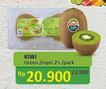 Promo Harga Kiwi Green Zespri 2 pcs - Alfamidi