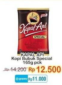 Promo Harga Kapal Api Kopi Bubuk Special Kecuali 165 gr - Indomaret