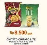 Promo Harga CHITATO/ CHITATO Lite Potato Chips 55 g all variant  - Indomaret