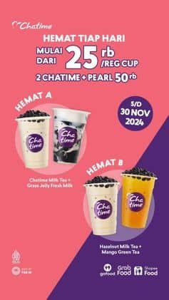 Promo Harga Hemat Tiap Hari  - Chatime