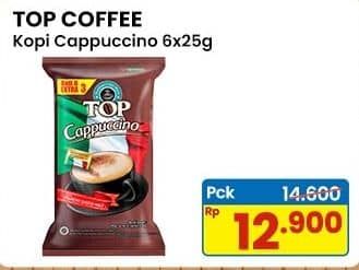 Promo Harga Top Coffee Cappuccino per 6 sachet 25 gr - Indomaret