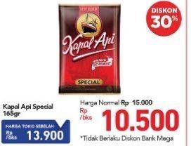 Promo Harga Kapal Api Kopi Bubuk Special 165 gr - Carrefour