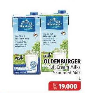 Promo Harga OLDENBURGER UHT Full Cream, Skimmed 1000 ml - Lotte Grosir