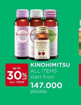 Promo Harga KINOHIMITSU Japan Beauty Drink All Variants  - Watsons