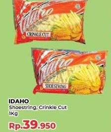 Promo Harga Idaho French Fries Shoestring, Crinkle Cut 1000 gr - Yogya