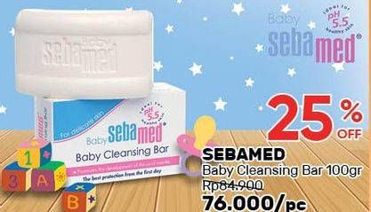 Promo Harga SEBAMED Baby Cleansing Bar 100 gr - Guardian