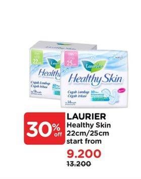 Promo Harga Laurier Healthy Skin Day NonWing 22cm, Day Wing 22cm, Day Wing 25cm 9 pcs - Watsons