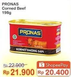 Promo Harga PRONAS Corned Beef Regular 198 gr - Indomaret