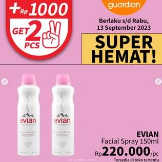 Promo Harga Evian Facial Spray 150 ml - Guardian