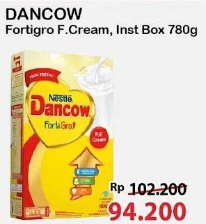 Promo Harga Dancow FortiGro Susu Bubuk Full Cream 800 gr - Alfamart