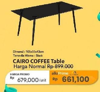 Promo Harga Transliving Cairo Coffe Table 105 X 55 X 43 Cm  - Carrefour