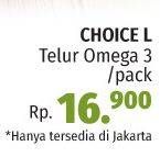 Promo Harga Choice L Telur Omega 3  - LotteMart