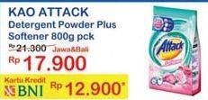 Promo Harga ATTACK Detergent Powder 800 gr - Indomaret