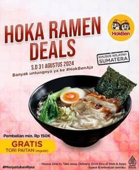 Promo Harga Hoka Ramen Deals  - HokBen