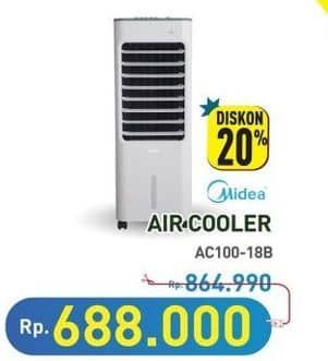 Promo Harga Midea AC 100-18B Air Cooler  - Hypermart