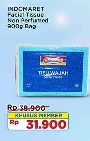 Promo Harga Indomaret Facial Tissue Non Perfumed 900 gr - Indomaret