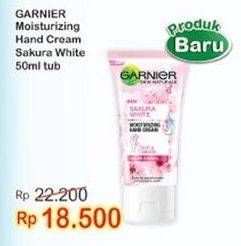 Promo Harga GARNIER Moisture Sakura White 50 ml - Indomaret