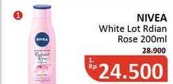 Promo Harga NIVEA Body Lotion Radiant Rose 200 ml - Alfamidi