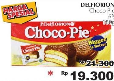 Promo Harga DELFI Orion Choco Pie 180 gr - Giant