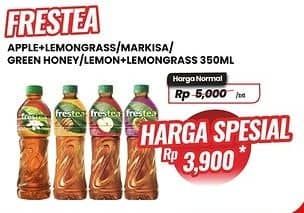 Promo Harga Frestea Minuman Teh Apple, Markisa, Green Honey, Original 350 ml - Carrefour