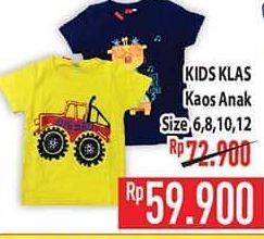 Promo Harga Kids Klas Kaos Anak 6, 8, 10, 12  - Hypermart