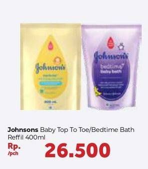 Promo Harga Baby Wash Top To Toe/Bedtime Bath 400ml  - Carrefour