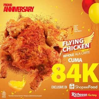 Promo Harga Flying Chicken Whole Ala Carte  - Richeese Factory