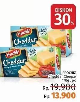Promo Harga PROCHIZ Keju Cheddar 170 gr - LotteMart