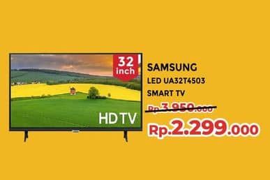 Promo Harga Samsung UA32T4503AK HD | Smart TV 32 Inci  - Yogya