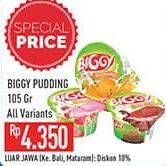 Promo Harga Biggy Dairy Pudding All Variants 105 gr - Hypermart