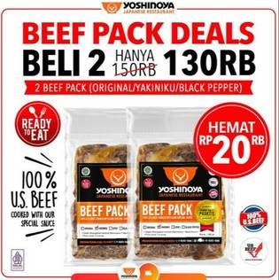 Promo Harga Yoshinoya Beef Pack  - Yoshinoya