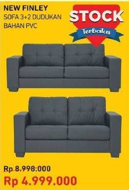 Promo Harga NEW FINLEY Sofa 3 + 2 Dudukan Bahan PVC  - Courts