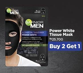 Promo Harga GARNIER MEN Charchoal Tissue Mask  - Alfamidi