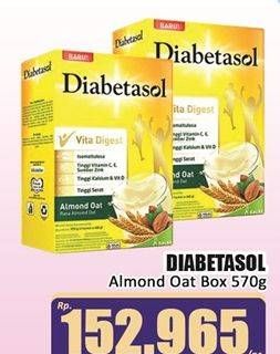 Promo Harga Diabetasol Special Nutrition for Diabetic Almond Oat 570 gr - Hari Hari