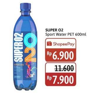Promo Harga Super O2 Silver Oxygenated Drinking Water 385 ml - Alfamidi