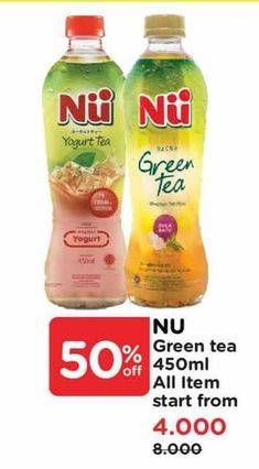 Promo Harga NU Green Tea All Variants 450 ml - Watsons