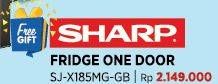 Promo Harga Sharp SJ-X185MG | Kulkas 1 Pintu GB  - COURTS
