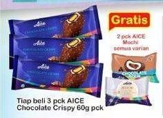 Promo Harga AICE Ice Cream Chocolate Crispy 60 gr - Indomaret