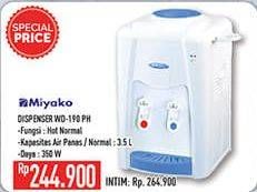 Promo Harga MIYAKO Dispenser WD 190PH  - Hypermart