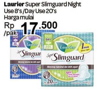 Promo Harga Laurier Super Slimguard Nigh/Day  - Carrefour