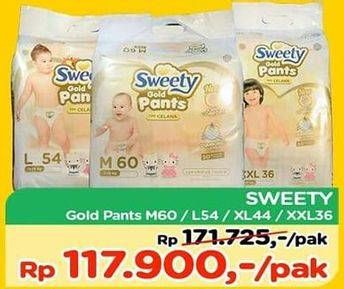 Promo Harga Sweety Gold Pants M60, L54, XL44, XXL36  - TIP TOP