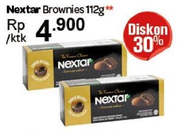 Promo Harga NABATI Nextar Cookies Brownies Choco Delight per 8 pcs 14 gr - Carrefour