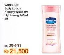 Promo Harga VASELINE Body Lotion UV Lightening 200 ml - Indomaret