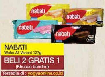 Promo Harga NABATI Wafer All Variants 127 gr - Yogya